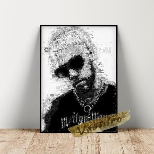 Jhay Cortez Rap Singer Photograph Poster Wall Art Canvas Painting Hot Prevalent Music Star Art Prints Song Fan Collection Gift