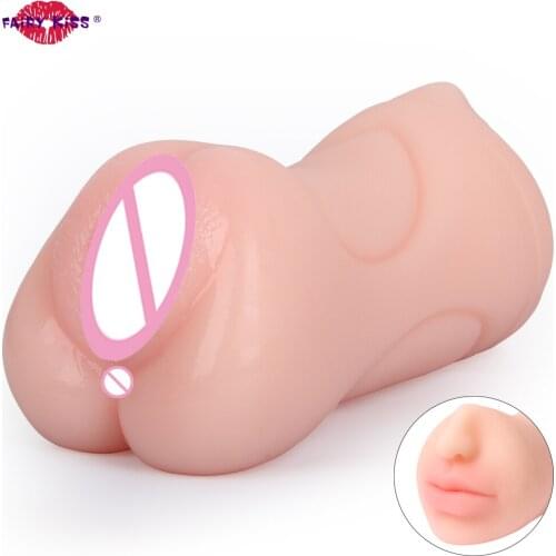 Male Masturbators Rubber Vaginal Men Masturbation Vagina Real Pussy Erotic Intimate Sex Toys For Adults 18 Sextoy Goods Shop
