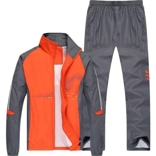 2020 Spring Brand Tracksuit Men Sportswear Jacket+Pant Sweatsuit Two Piece Set Mens Sweatshirt Sporting Suit Clothing