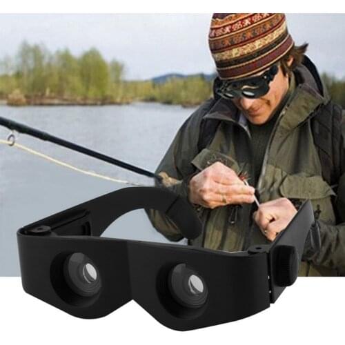 Portable NEW Glasses Style Telescope Magnifier Binoculars For Fishing Hiking Concert Sport Supply Binoculars Fishing Telescope