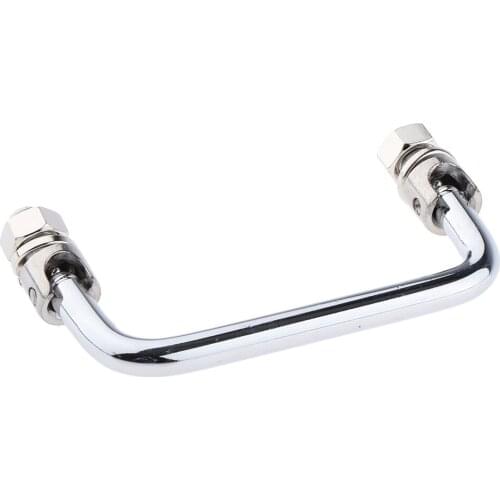 Boat Hardware 100mm Grab Handle Polished Metal Handrail For Marine
