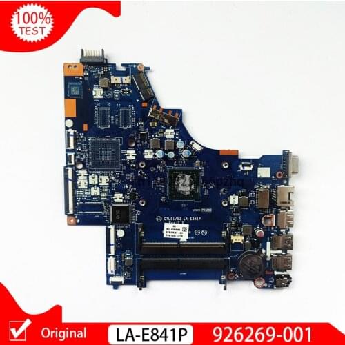 Original 926269-001 Mainboard for HP 255 G6 LAPTOP MOTHERBOARD WITH CPU LA-E841P main board
