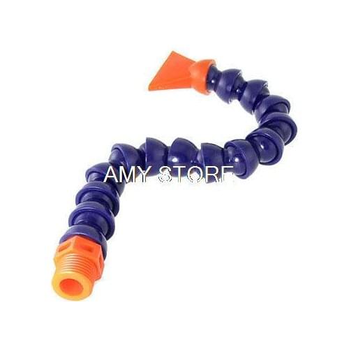 Flat Nozzle Flexible Coolant Hose Pipe 1/2" BSPT Dia. Threaded