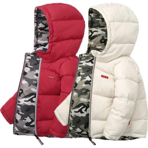 Baby Girls Hooded Down Jackets For Kids Coats Autumn Boys Cartoon Warm Jacket Coat Jacket Toddler Girl Zipper Jacket Outerwear