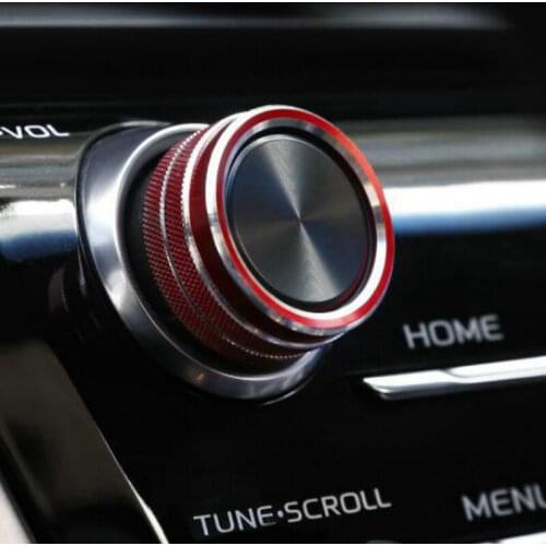 Car styling Auto tuning knob decoration ring For Toyota Camry 2018