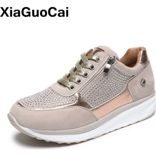 Big Size Women Casual Shoes Fashion Spring Autumn Female Footwear Breathable Woman Sneakers Lace Up Ladies Flats High Quality