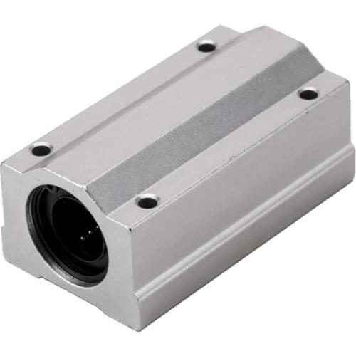 1 PCS Light shaft box type long linear slider bearing seat SCS 8/10/12/16/20/25/30/35/40/50/60LUU Linear sliding table