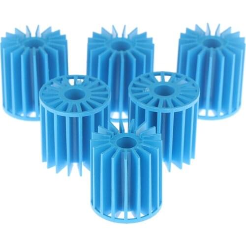 100pcs Bio Balls Aquarium Fish Tank Pond Filter Biological Filtration Media Blue PVC Filter Media 15*16mm