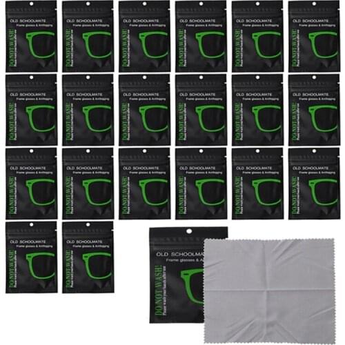 20Pcs Reusable Anti-Fog Wipes Glasses Pre-Moistened Antifog Lens Cloth Defogger Eyeglass Wipe Prevent Fogging ForGlasses