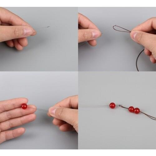 Use Tool Threader Elderly Guide Needle Easy Thread Sewing Knitting Accessories 5pcs DIY Hand Made Pins Beads Making Tools