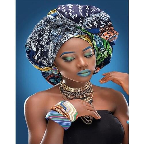 5D Diy Diamond Embroidery African woman foto Diamond Painting mozaik puzzle Sticker Cross Stitch Wedding DecorationZP-1699