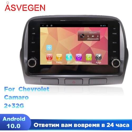 For Chevrolet Camaro Android 10 Ram 2G+32G Car Radio Multimedia Video Player Navigation GPS Auto Stereo Unit Player