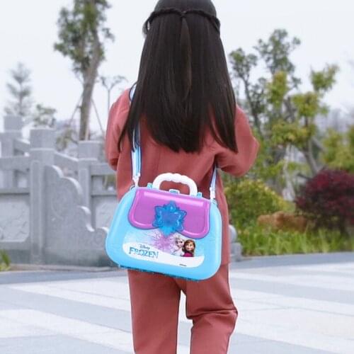 Disney Girls Elsa Princess Toys Frozen Dressing Makeup Toys for Girls Childrens Beauty Toys Girls Simulation Dress Table Toys