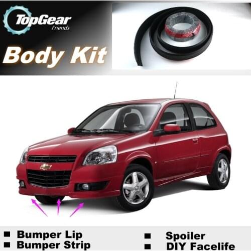 For Chevrolet Chevy Bumper Lip Lips / Top Gear Shop Spoiler For Car Tuning / TOPGEAR Body Kit + Strip