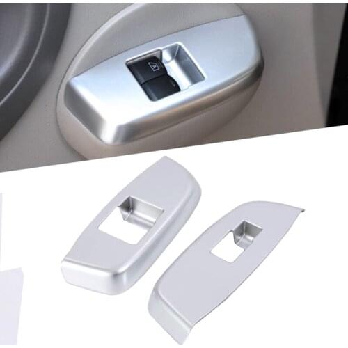 For Nissan NV200 Evalia 2010 - 2018 AS Chrome Inner Door Armrest Window Switch Cover Decoration Control Panel Auto accessories