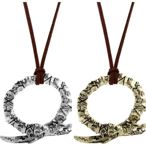 God of War 4 Necklace Men Women Jewellery Game Python Pendant Necklace trinket Jewelry gothic collares