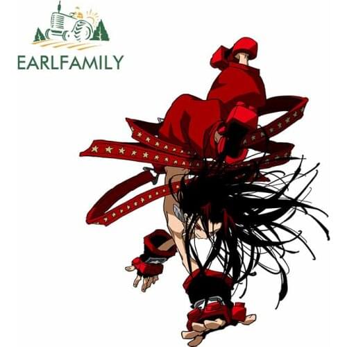 EARLFAMILY 13cm x 10.5cm for Shaman King Ghidorah Car Sticker Windows RV Cartoon Decal Refrigerator Occlusion Scratch Graphics