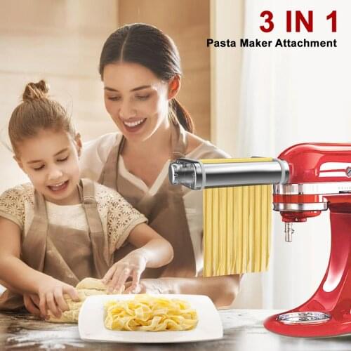 Multifunctional Noodle Maker Set With Cleaning Brush Spaghetti Making Tool 3 In 1 Kitchen Noodle Cutter For Making Pasta