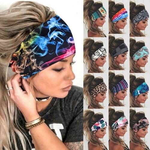 LOOZYKIT Fashion Tie Cycling Yoga Sweat Headband Women Sweatband For Men Women Yoga Hair Bands Head Sweat Bands Sports Safety