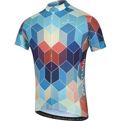 KEYIYUAN Short-Sleeve Mens Sportswear Spring-Summer Male Riding Mountain Bike