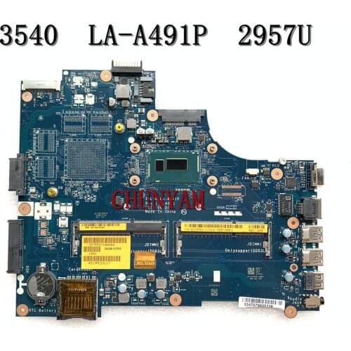 NEW LA-A491P FOR DELL Dell Latitude 15 3540 Laptop Motherboard Celeron 2957U CPU CN-0YKPHW YKPHW Mainboard 100%test