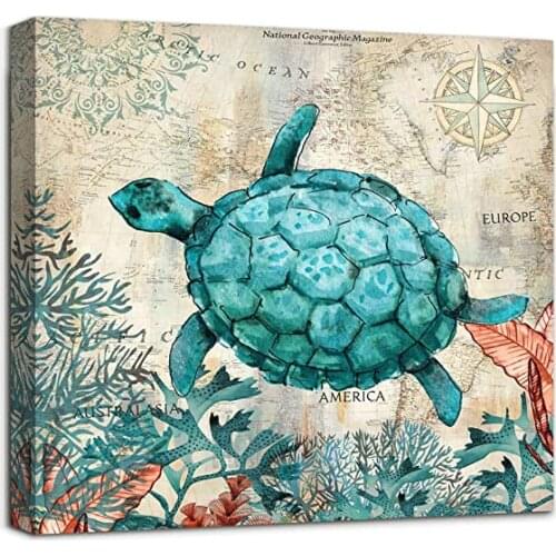 Full square round drill diy diamond painting sea turtle pictures mosaic embroidery beads 5d cross stitch kits hobby