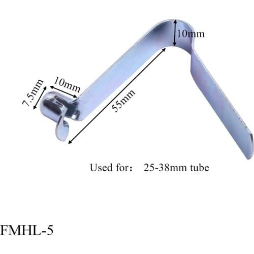 Manufacturer zinc coated mounting spring clips metal clip for tube,spring clip types FMHL-5 Used for 25-38mm tube