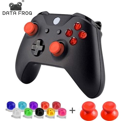 DATA FROG for Xbox One Controller ABXY Buttons Mod Kit For XBOX One Slim/Xbox Elite Gamepads 9 Colors Transparent Repair Part