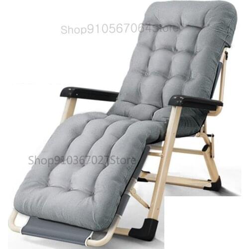 Recliner Folding Lunch Break Siesta Office Siesta Bed Artifact Beach Backrest Leisure Portable Lazy Sofa Folding Chair