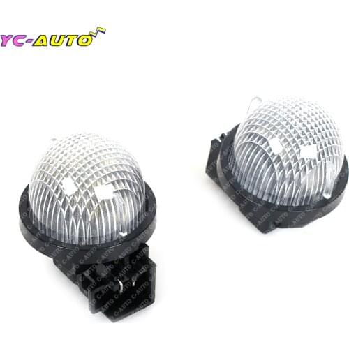 2Pc LED License Number Plate Light For Suzuki Jimmy JB Alto HA Carry Pickup Grand Vitara Swift Wagon R MC Opel Agila Car-styling
