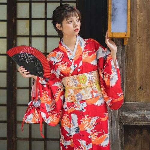 Japanese kimono traditional dress cosplay female yukata women haori Japan geisha costume obi Japan cosplay costume FF2052