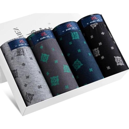 4pcs/lot Free shipping cheapest 100% Cotton Mens Briefs Plus Size Men Underwear Panties L-4XL Mens Breathable Panties