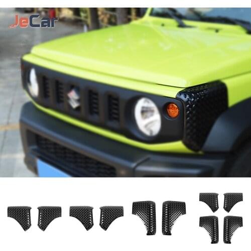 Front Rear Fender Tailgate Angle Wrap Cover Trim Corner Sticker For Suzuki Jimny 2019 2020 2021 Car Exterior Accessories