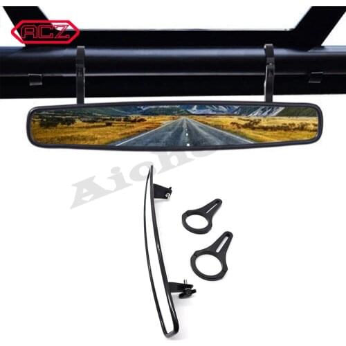 UTV Wide Race Offroad Panoramic Rear View Convex Mirror FOR Polaris Rangers RZRs 570 800 900 1000 RANGER 400/500/700/800 & RZR