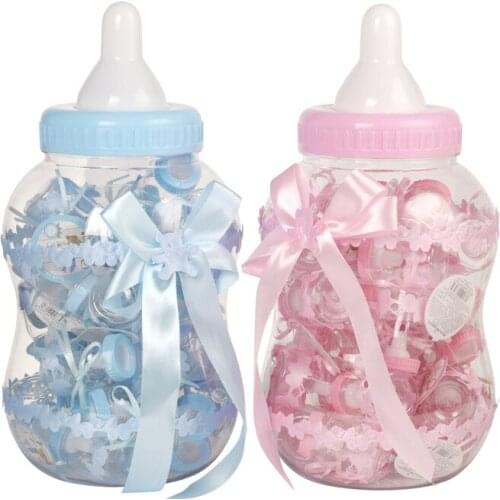 High quality creative small piggy bank bottle set candy box baby brithday big bottle candy box gift box packaging for chocolates