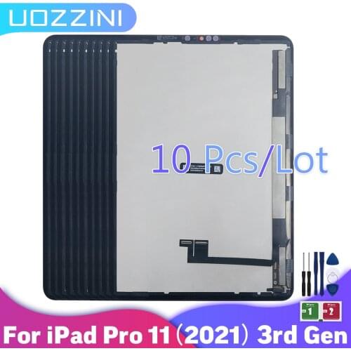10 Pcs/Lot For Apple iPad Pro 11 (2021) 3rd Gen New Tested LCD Display Touch Screen Tablet Panel Digitizer Assembly 100% Tested