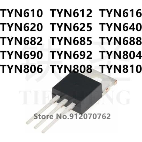 10PCS TYN610 TYN612 TYN616 TYN620 TYN625 TYN640 TYN682 TYN685 TYN688 TYN690 TYN692 TYN804 TYN806 TYN808 TYN810 TO-220