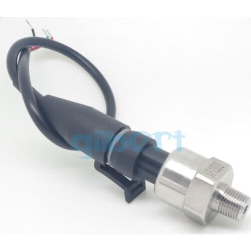 -14.5 ~30psi To 1600psi Output 4-20mA 1/8" NPT IP67 316 Stainless Auto Pressure Transducer Transmitter Gas Air Water 30cm Cable