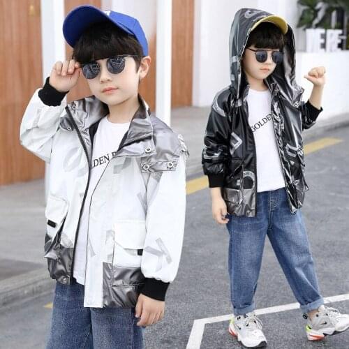2021 Simple Spring Autumn Coat Outerwear Top Children Clothes Kids Costume Teenage Formal Home Outdoor Boy Clothing High Quality
