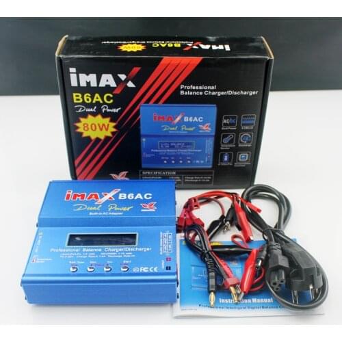 IMax B6AC 80W Digital RC Lipo Lithium NiMh Battery Balance Charger Discharger