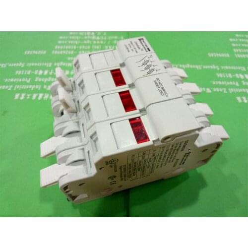 Free shipping 5pcs USGM3lN Ferraz 10x38 fuse base rail installation 32A690V French Roland genuine 4P