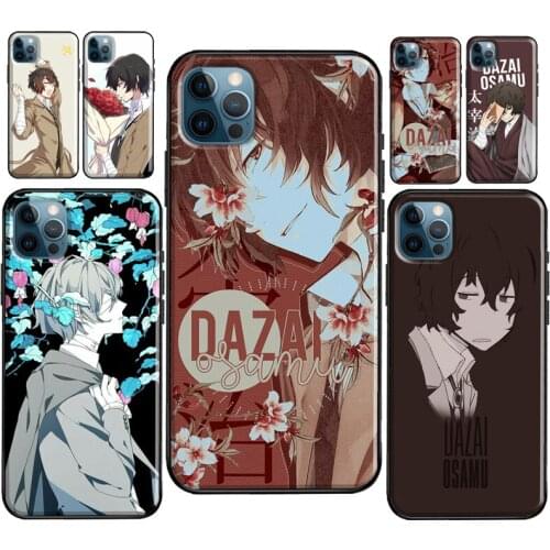 Dazai Osamu Bungou Stray Dogs Case For iPhone 12 Pro Max mini XR X XS 6S 7 8 Plus SE 2020 For iPhone 11 Pro Max Coque