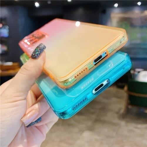Jelly Colorful Soft Clear Phone Case For Huawei P40 Lite P20 P30 Pro Honor 20 Pro 9X Y9A Y6P 30S V30 X10 Mate 20 Case Cover