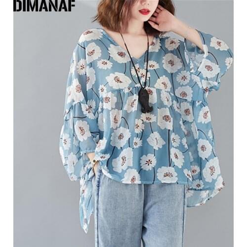 Синие блузки DIMANAF China At AliExpress