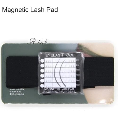 Magnetic headband headsacrf Acrylic lash pallet Lash pad for eyelash extension
