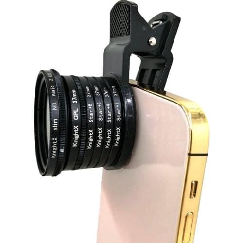 KnightX Phone Camera Macro Professional Lens CPL Star Variable ND Filter all smartphones 37mm 52mm 55mm 58mm For canon nikon