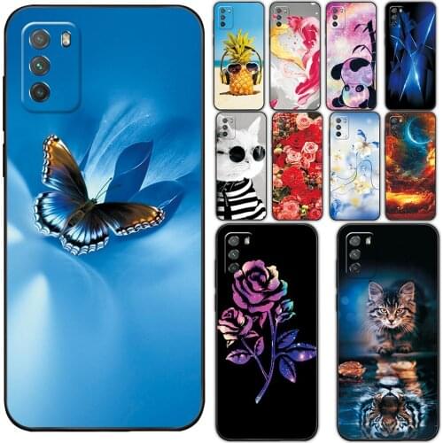 For Xiaomi Poco M3 Case 6.53" Matte Protective Phone Shell For Xiaomi Poco M3 m3 Cover Soft TPU Silicone Case For Xiaomi Poco M3