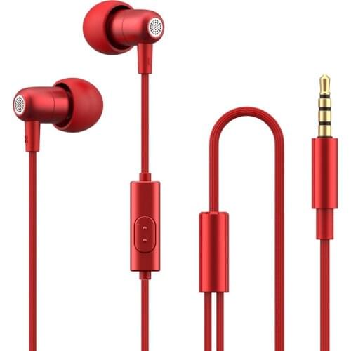 2021 New Wired Headphones Sport Earbuds With Bass Phone Earphones Lotus Stereo Headset Mic Music Earphones For Huawei Iphone