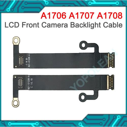 New For Macbook Pro 13" 15" A1707 A1706 A1708 LCD Front Camera Backlight Cable Set 821-01228-A 821-01229-A 821-01270-01