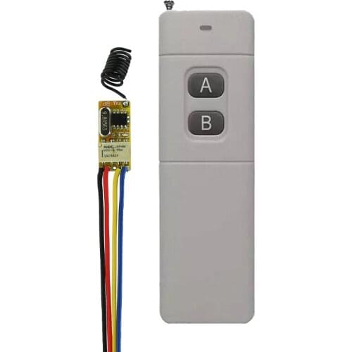 Small Volume Relay Receiver DC 3.6V 3.7V 4.8V 5V 6V 9V 12V Mini Remote Control Switch Micro Power Long Distance transmitter